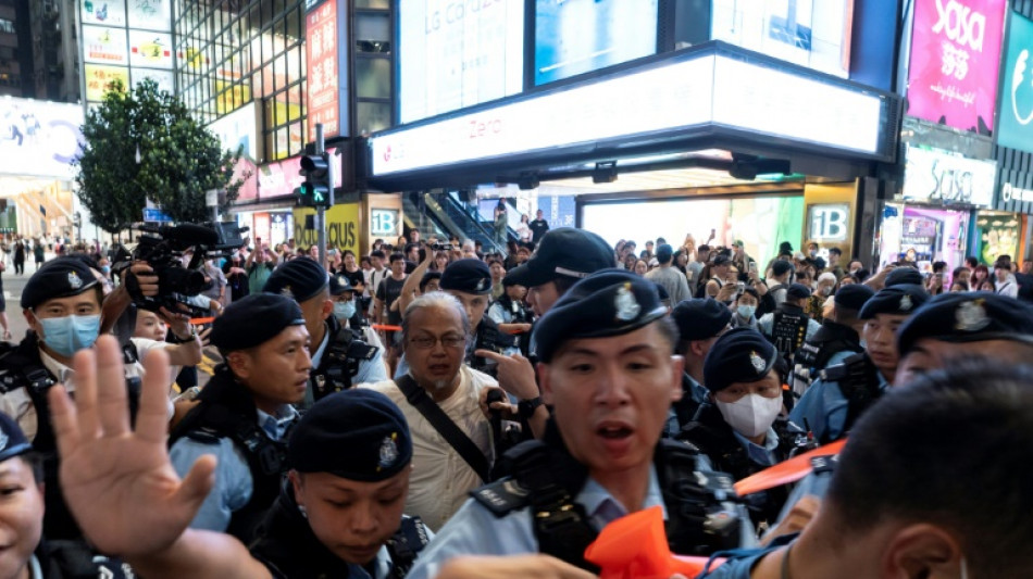 Hong Kong arrests 4 for 'seditious' acts on Tiananmen anniversary eve