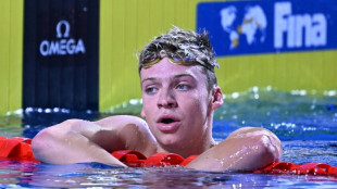 Natation: le Français Léon Marchand champion du monde du 200m quatre nages