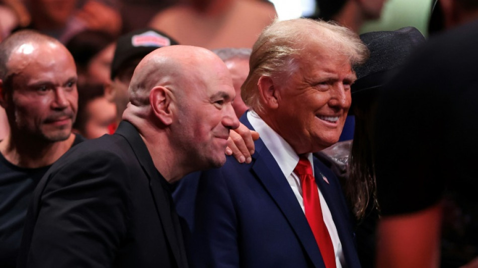 Trump and allies return to New York for UFC fights 