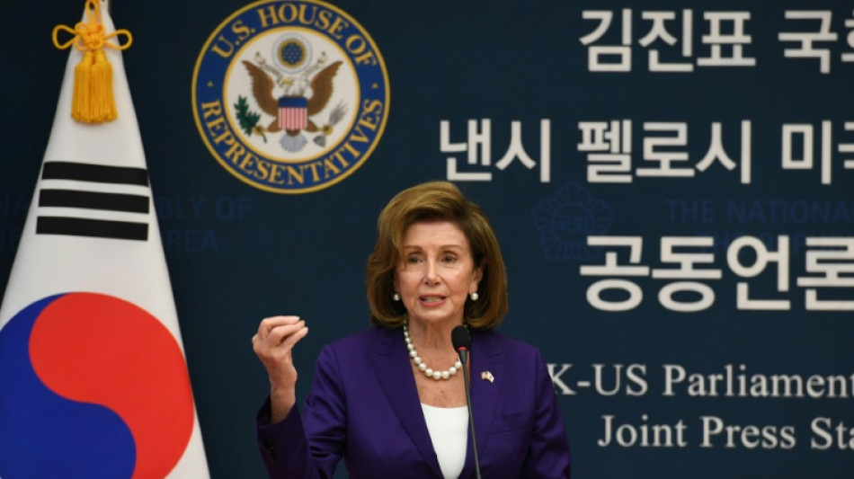 Pelosi en Seúl con posible visita a frontera entre las dos Coreas