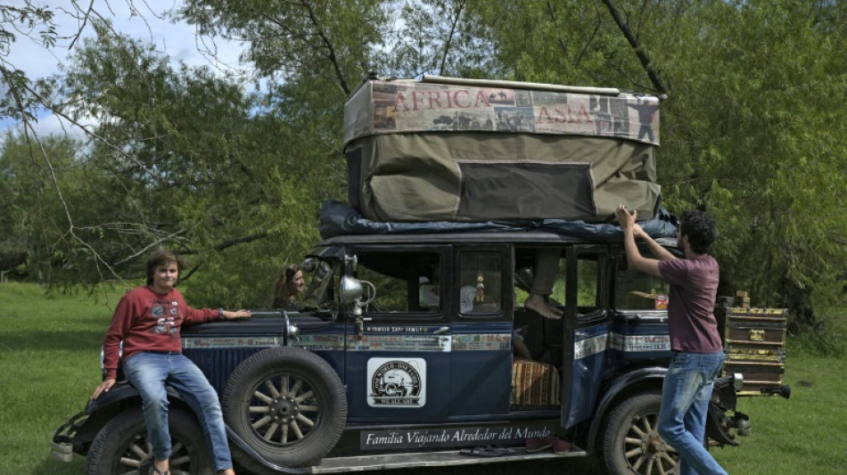 Argentine family comes home after 22-year drive around the world