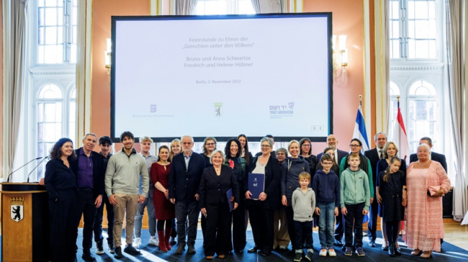 Germany, Israel honour Holocaust 'heroes' in Berlin 