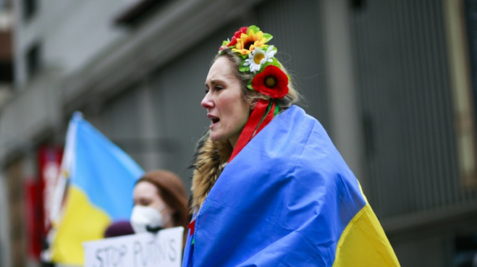 'Russia out!' Worldwide protests in solidarity with Ukraine