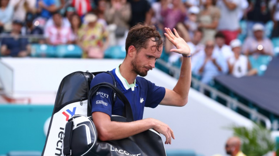 Tennis: Daniil Medvedev, le N.2 mondial, blessé, "probablement absent pour un à deux mois" (joueur) 