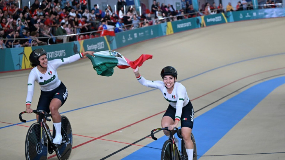 México domina en el primer día del ciclismo en pista de Santiago-2023