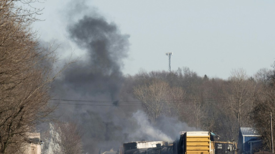 Residents near toxic US train derailment urged not to drink water