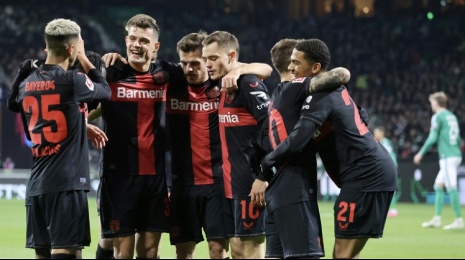 Leverkusen vence Werder Bremen e mantém liderança do Campeonato Alemão