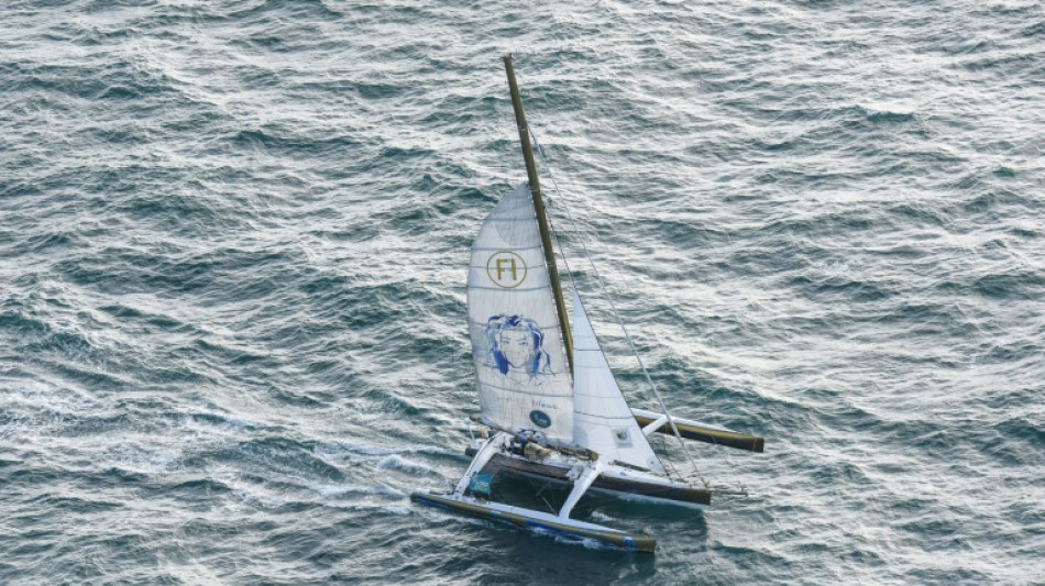 Route du Rhum: Philippe Poupon a terminé sa traversée à bord du voilier de Florence Arthaud