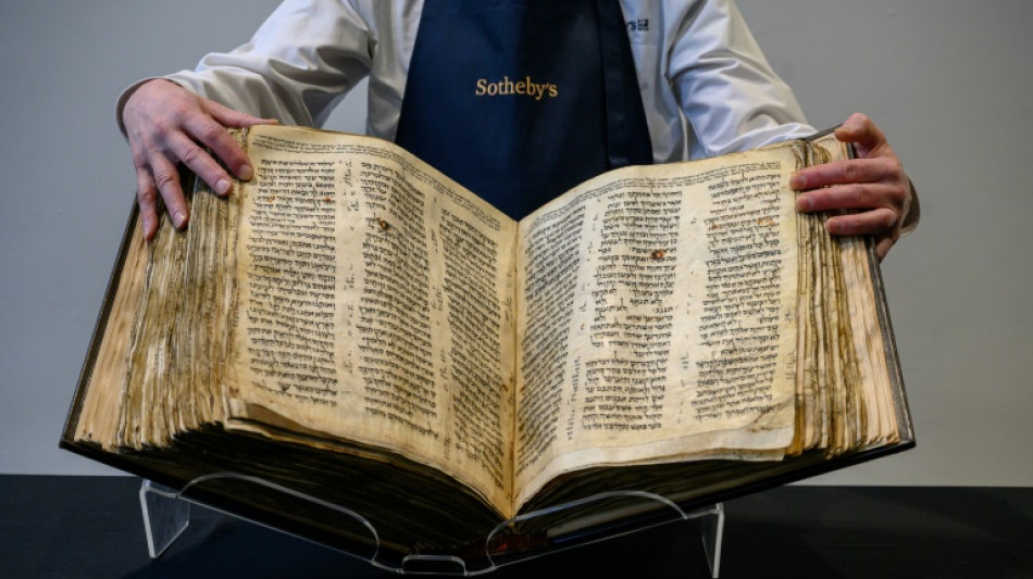 World's oldest near-complete Hebrew Bible heads to auction