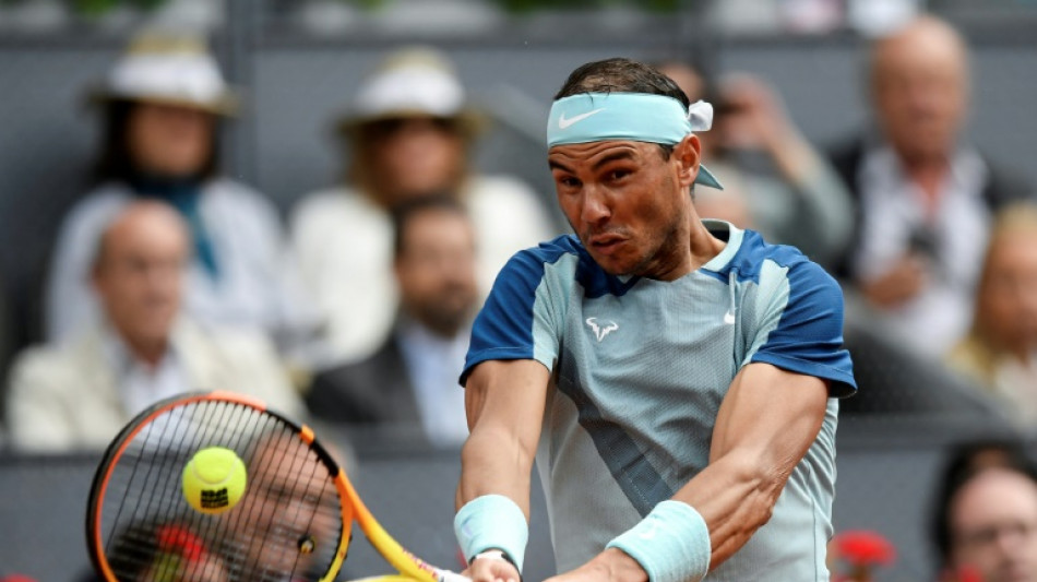 Tennis: retour réussi pour Nadal à Madrid