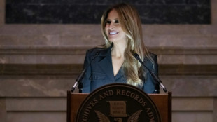 Melania Trump welcomes new US citizens in rare public speech