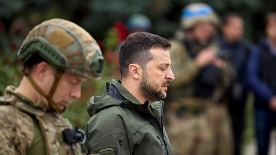 Zelensky vows 'victory' on frontline visit to liberated Kharkiv region