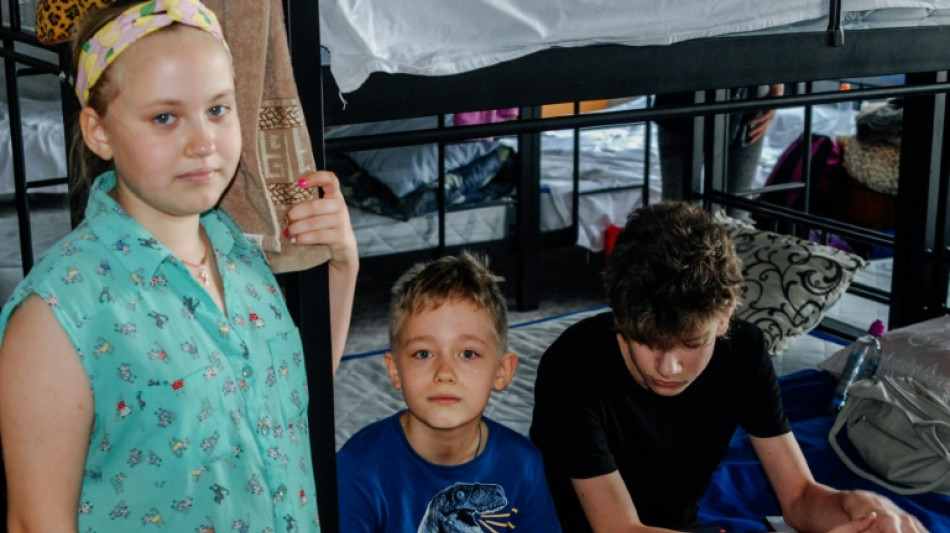 Ukrainian evacuees find shelter in Zaporizhzhia