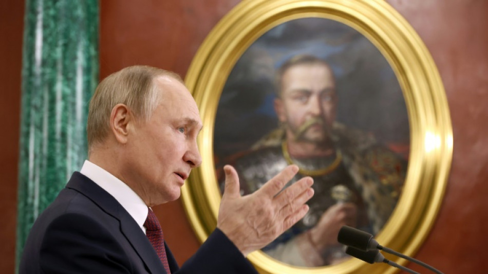 Putin says West wants to 'tear apart' Russia