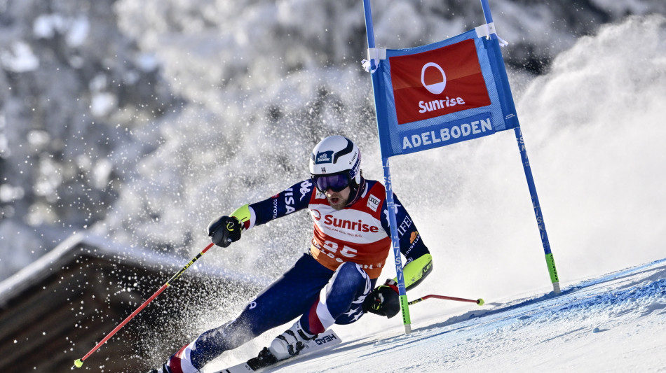 Sci:gigante Adelboden, in testa Meillard con De Aliprandini 12/o