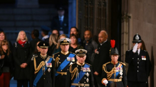 King Charles, Prince William meet mammoth queue for queen's coffin