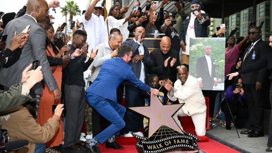 California Love: Tupac honored with star in Hollywood