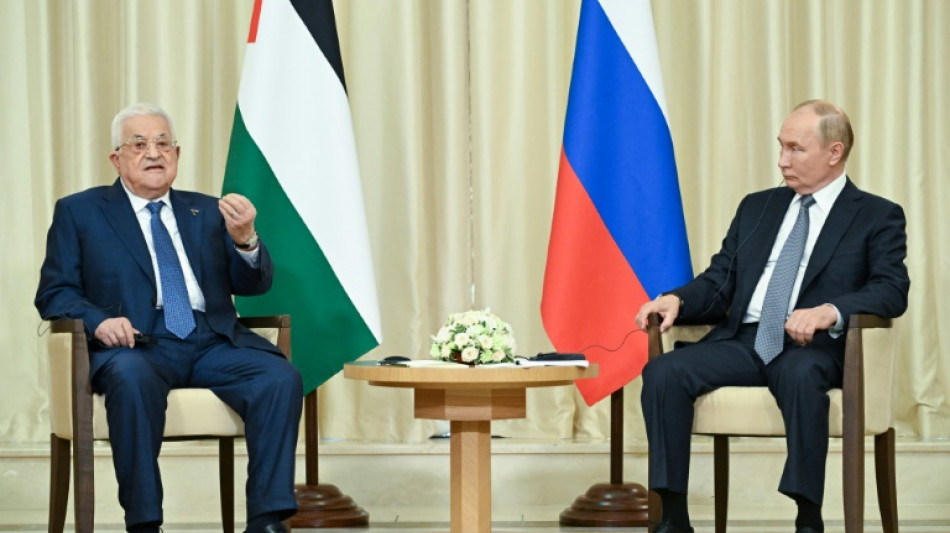 Putin dice al presidente palestino que está "preocupado" por las muertes de civiles en Gaza