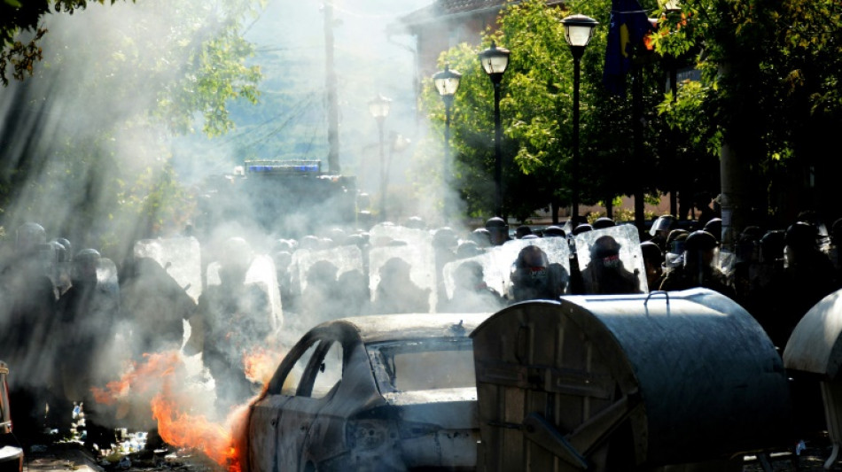 Serbs gather again in northern Kosovo after clashes