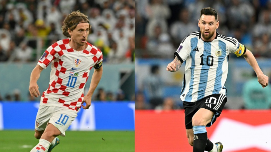 Mondial: Messi contre Modric, demi-finale de légendes