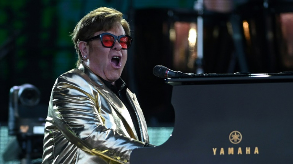 'Emotional' Elton John closes out Glastonbury festival