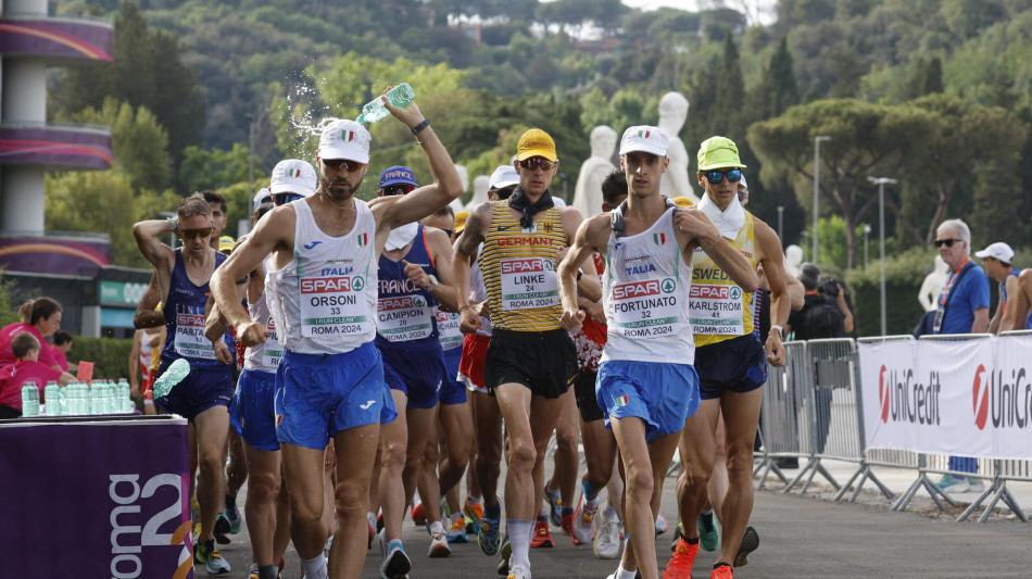 Europei atletica: Fortunato 'bronzo da sogno, grazie a tutti'