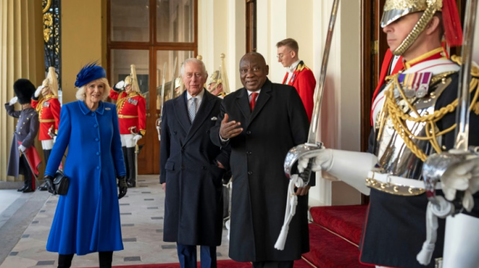 Charles III welcomes S.Africa's Ramaphosa in first state visit as king