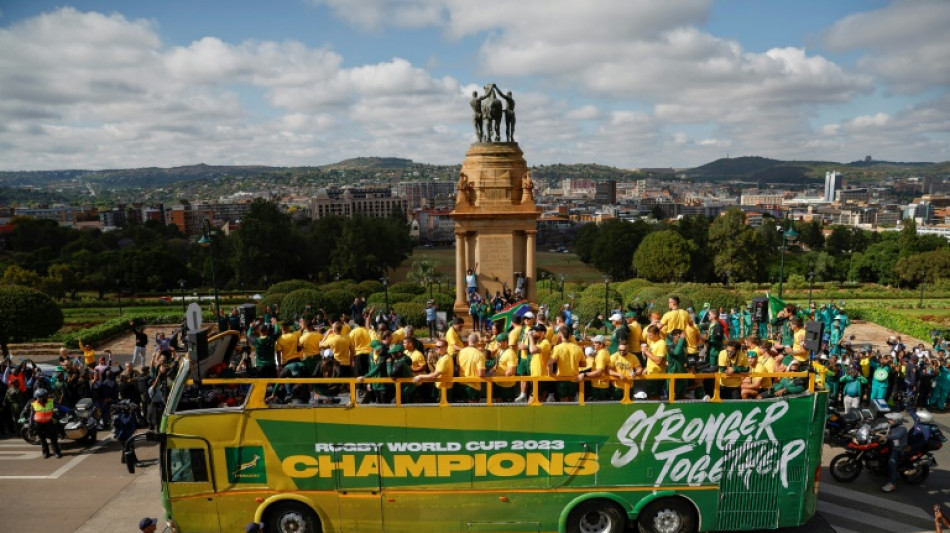 Springboks hail diversity in homecoming World Cup victory tour