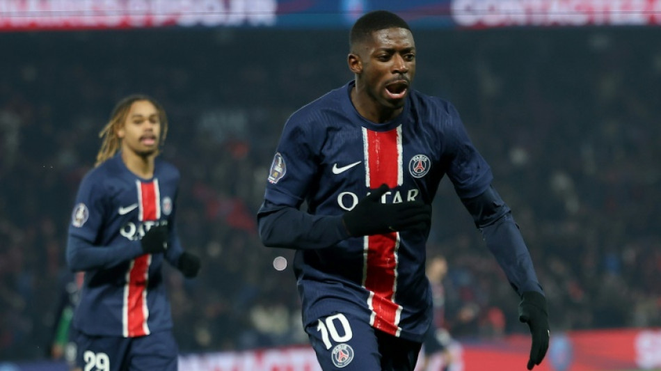 L1: le PSG enchaine et maintient son avance grâce à Dembélé