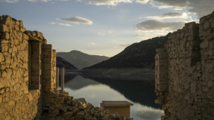 Sunken village emerges as Greek drought bites