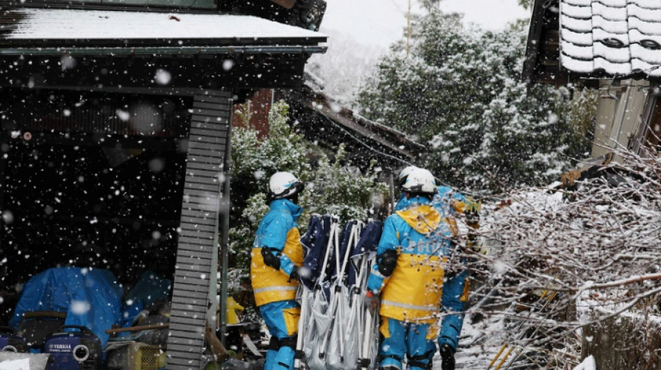 Séisme du Nouvel An au Japon: plus de 300 personnes portées disparues