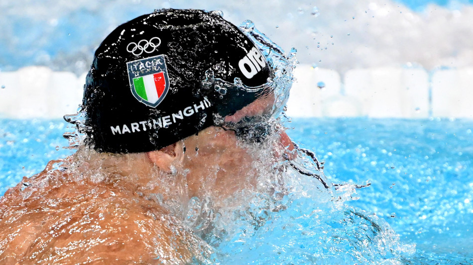 Parigi:Martinenghi in finale nei 100 rana, spareggio per Viberti