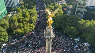 Mexican president masses supporters to show political 'muscle'