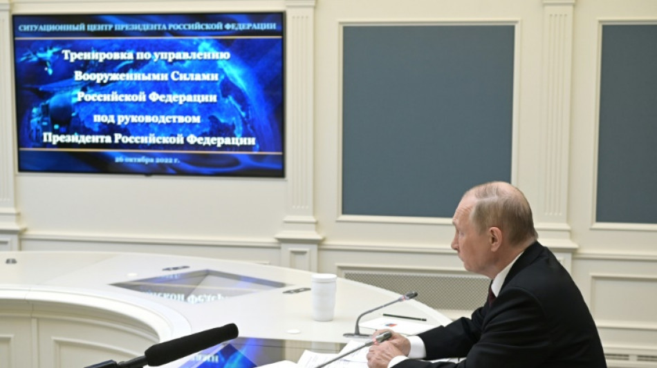 Putin oversees nuclear response drills