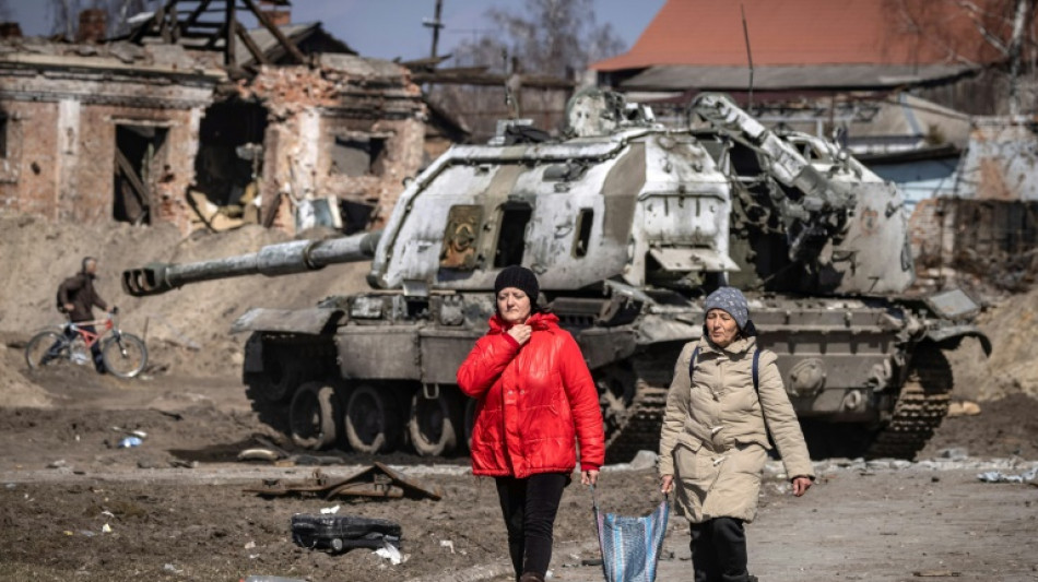 Russians leave behind wreckage, hunger in Ukraine town of Trostyanets