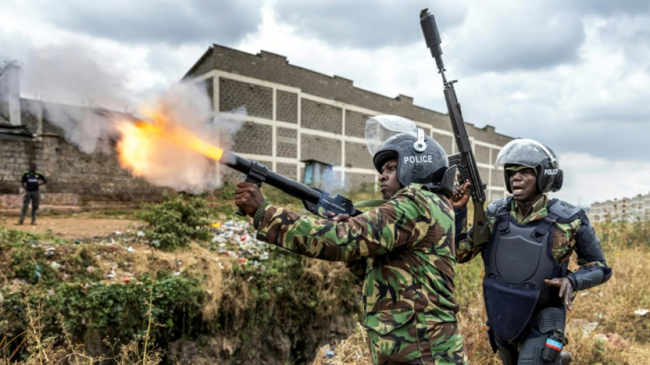 Kenya police fire tear gas as protesters defy ban