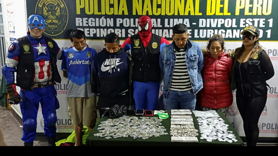 Spider-Man and friends arrest Peru drug dealers 