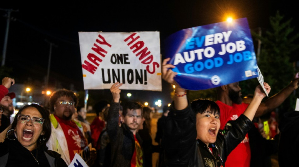 Stock markets mixed as traders eye US auto strike, China data