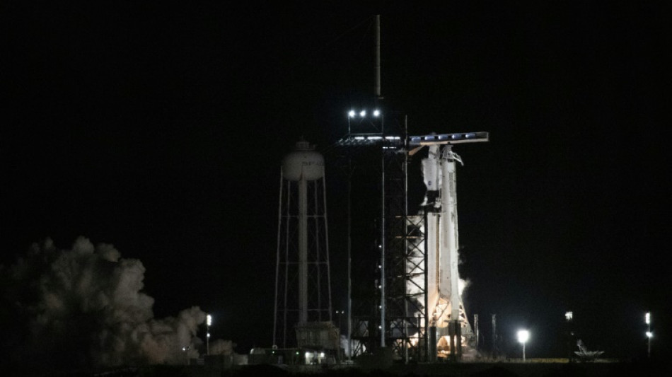 SpaceX Dragon crew to blast off for ISS