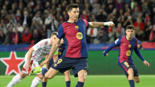 Barcelona striker Lewandowski scores 100th Champions League goal