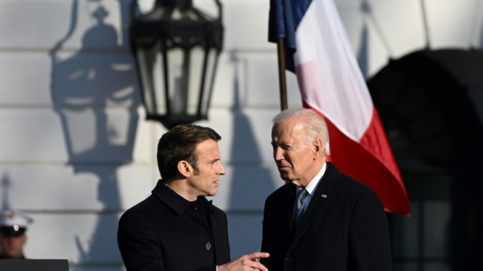 Biden, Macron pledge 'unwavering' alliance, but trade dispute looms