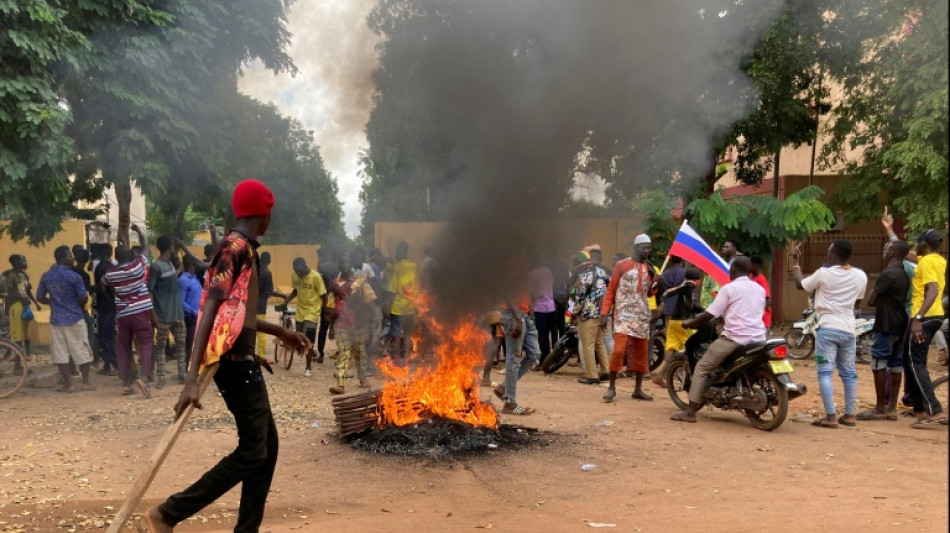 Protesters target French embassy in Burkina amid coup confusion