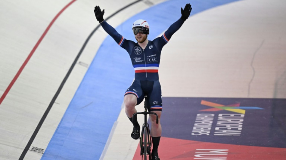 Cyclisme: le Français Sébastien Vigier champion d'Europe de keirin sur piste