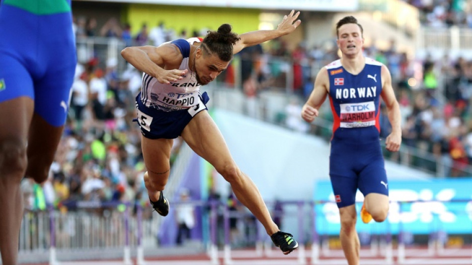 Mondiaux d'athlétisme: Happio effleure l'exploit sur 400 m haies