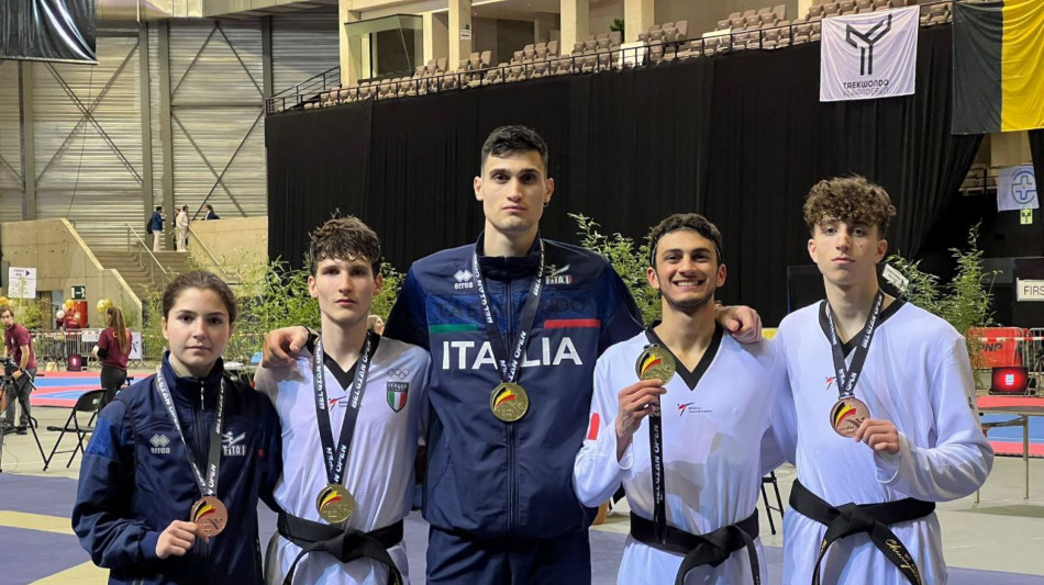 Taekwondo: in Belgio vincono Alessio e Dell'Aquila