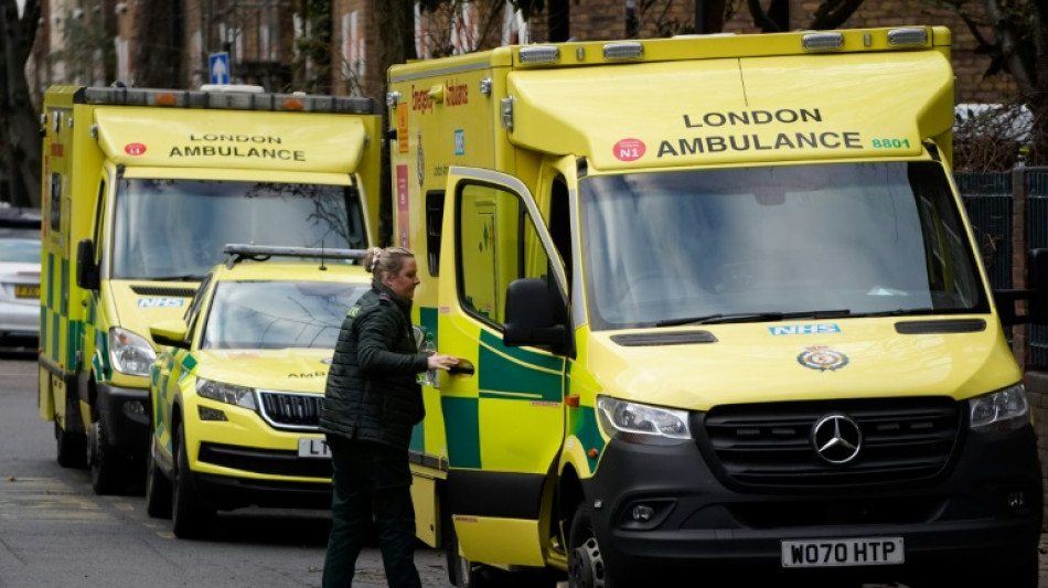 Ambulance workers walk out in strike-hit UK