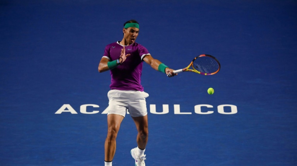 Tennis: auteur de son meilleur début de saison, Nadal en quart à Acapulco, comme Medvedev