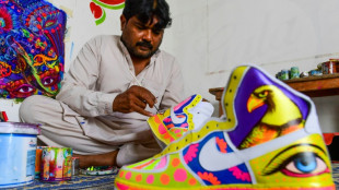 Pakistani truck artist gives new flair to kicks