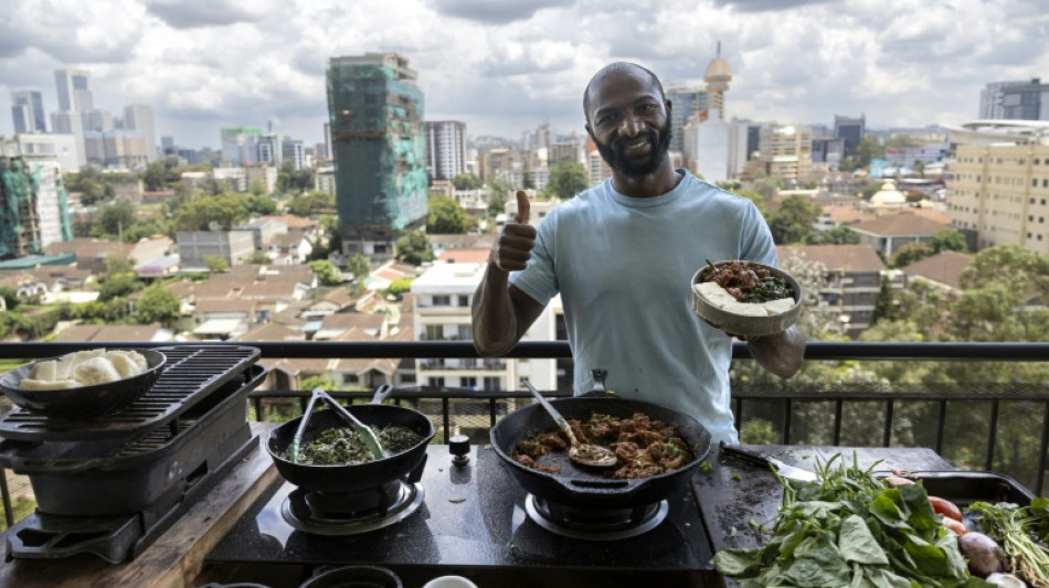 Kenyan rugby player turned TikTok star cooks to fight depression