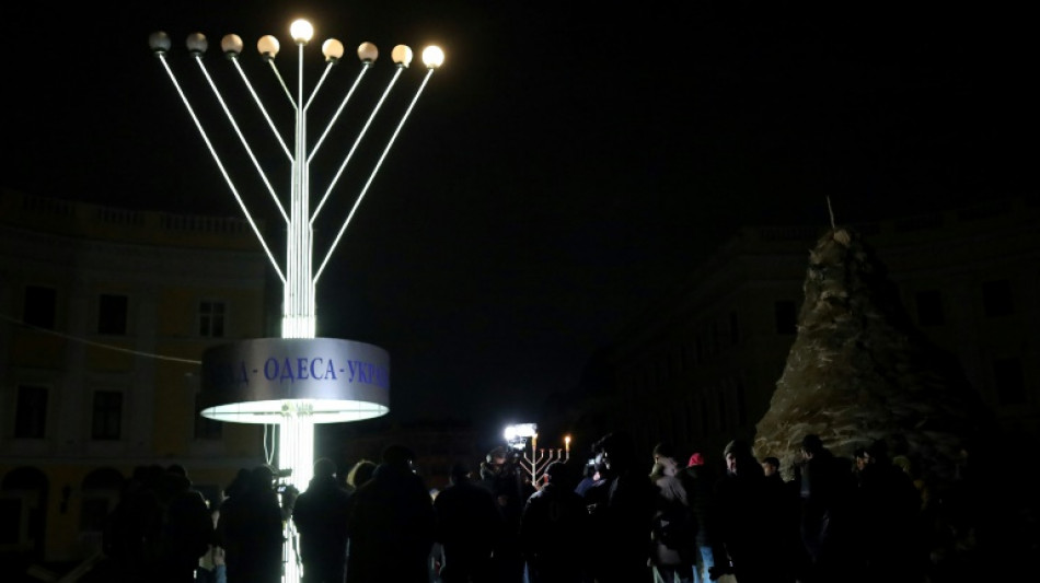 Ukraine Jews mark 'Festival of Lights' amid blackouts